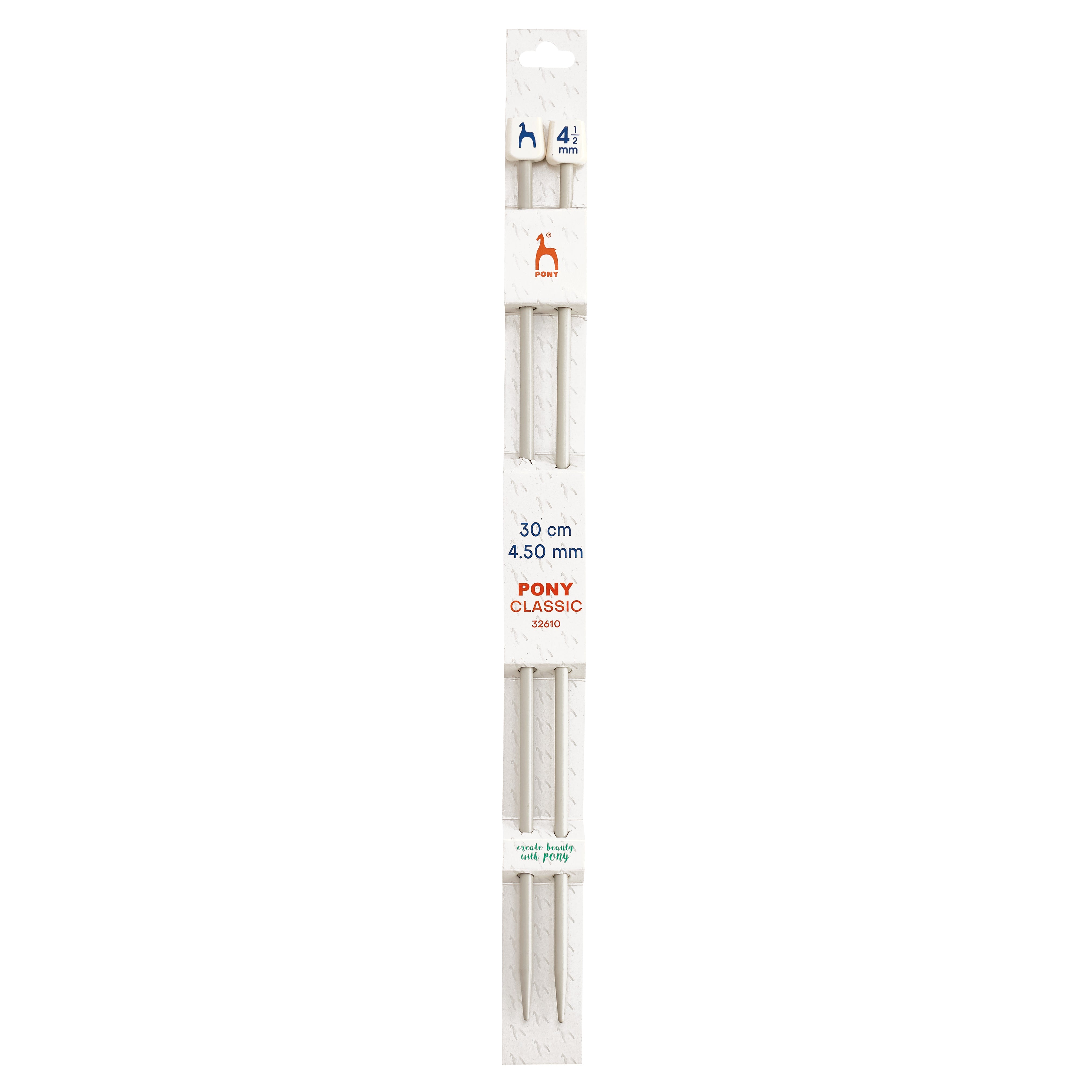 Knitting needles single ended sizes 2.50mm - 8.00mm
