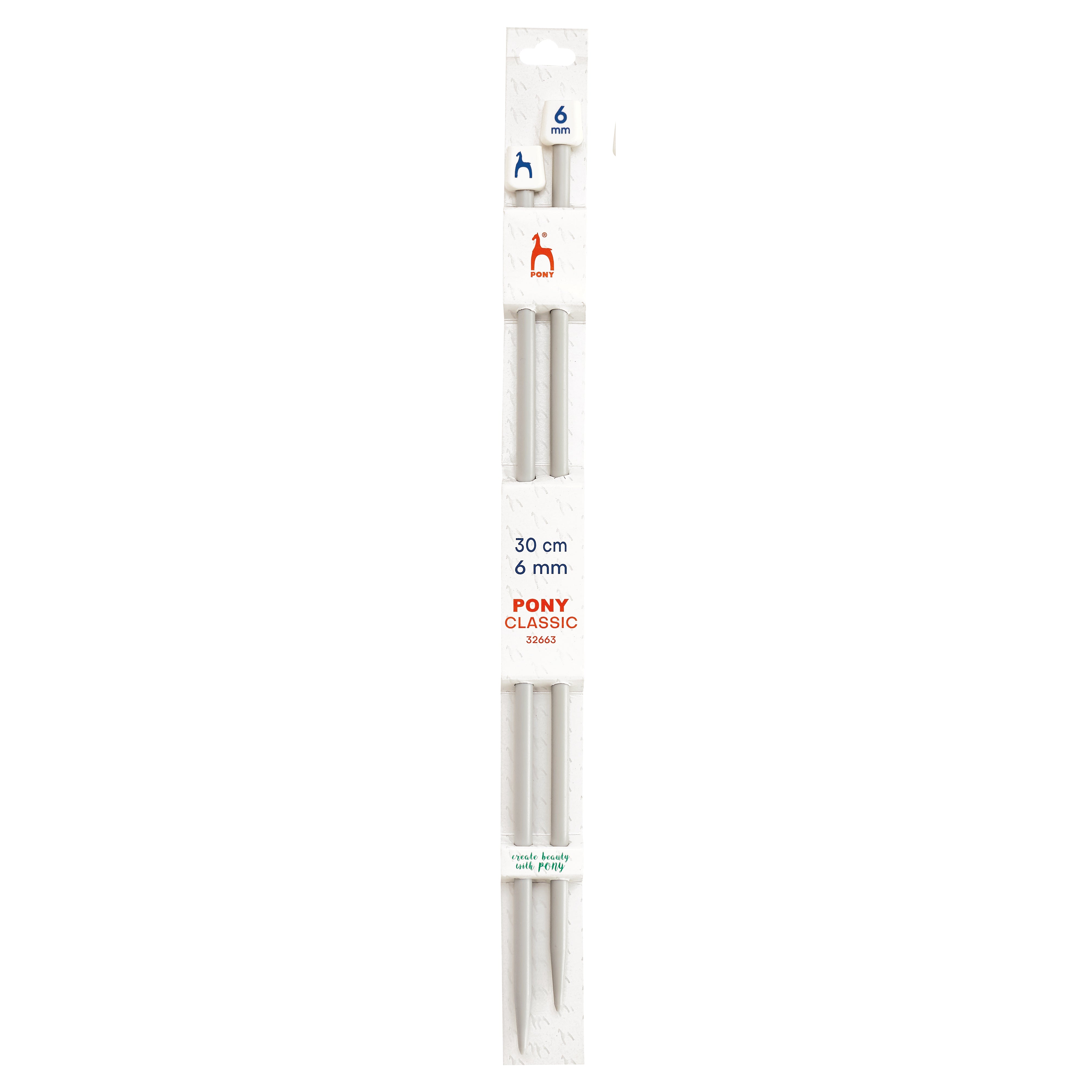Knitting needles single ended sizes 2.50mm - 8.00mm