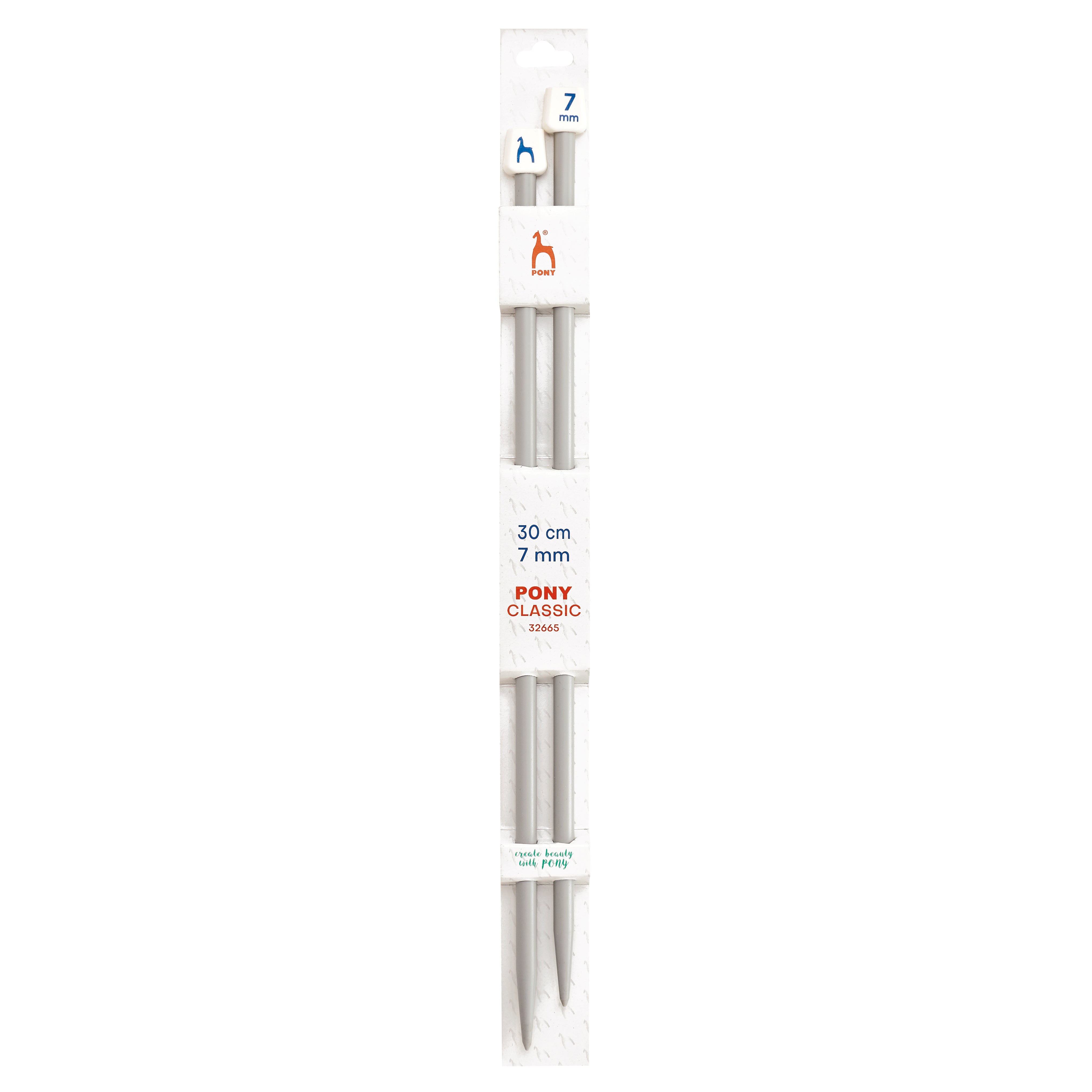 Knitting needles single ended sizes 2.50mm - 8.00mm