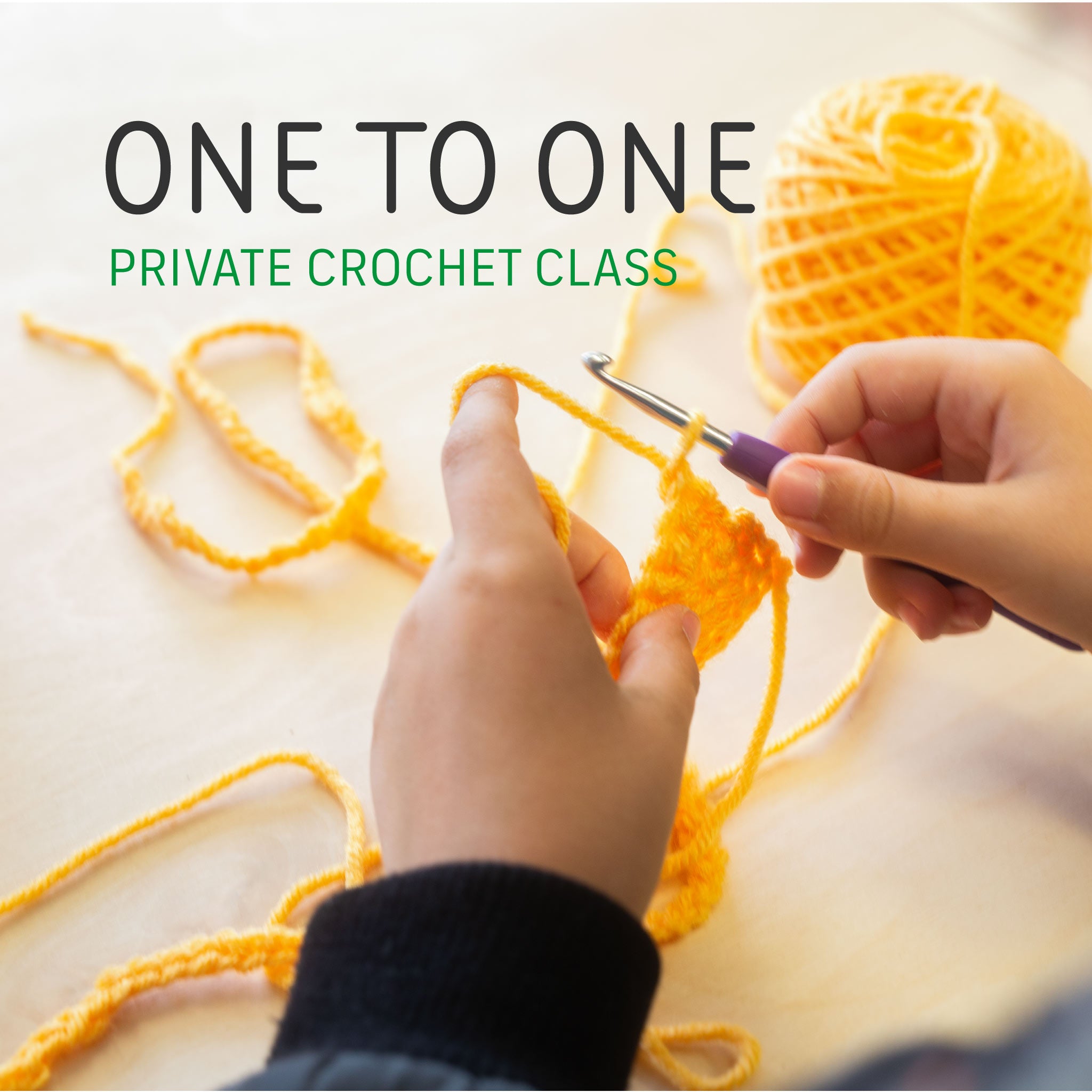 Private crochet class