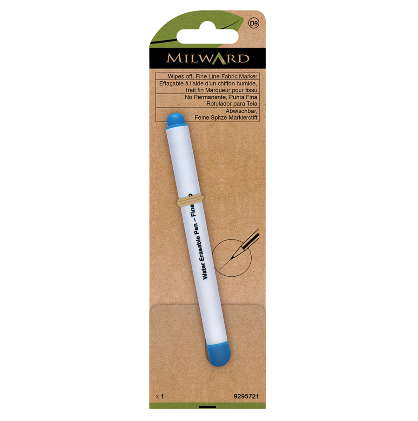 Pen: Fabric Marker: Wipe-off: Fine Tip