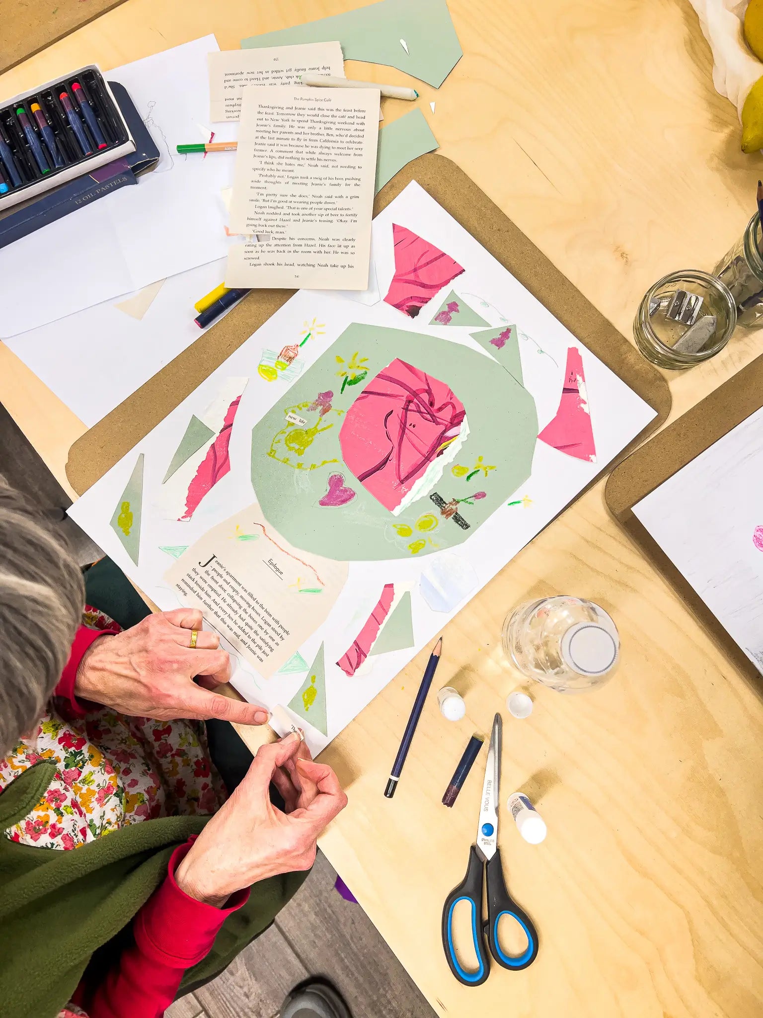 Still LIfe Collage, workshops at Maker Studio Eastbourne