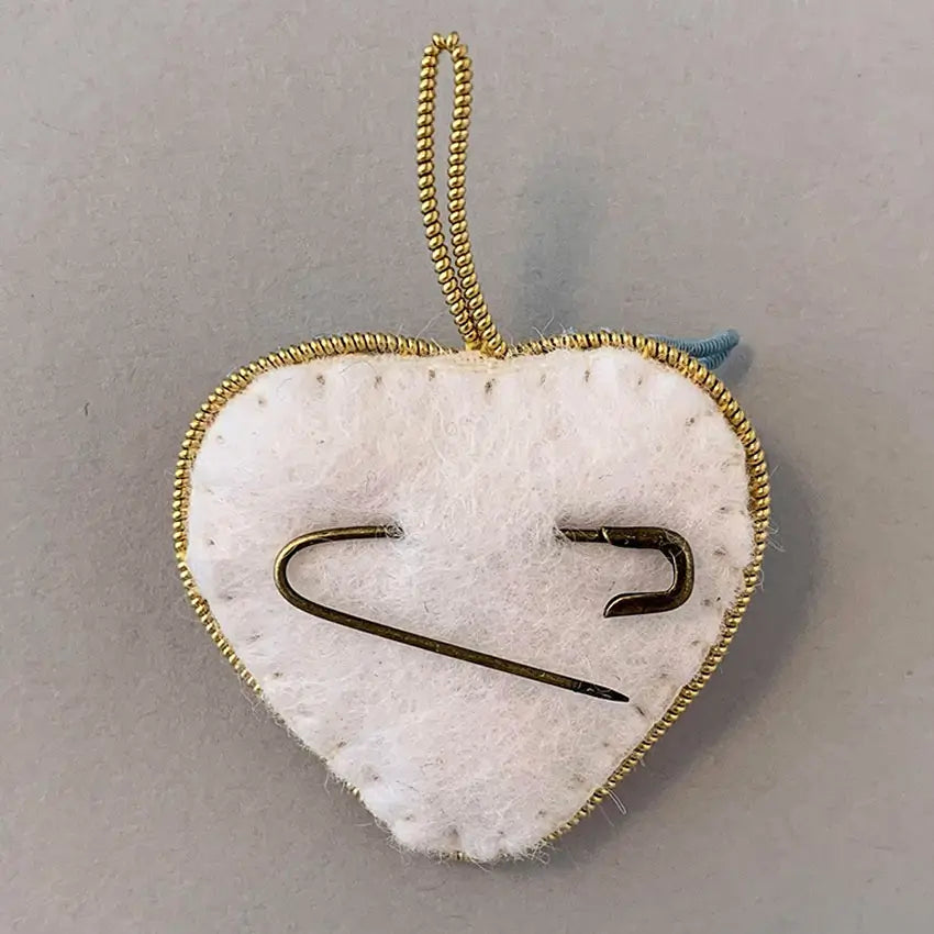 Metal Thread Embroidery, Strawberry Brooch, Workshop