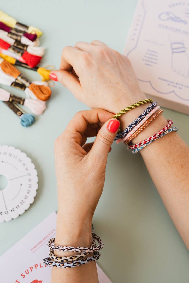 Cotton Clara Craft Kits & Supplies - Kumihimo Friendship Bracelet Kit