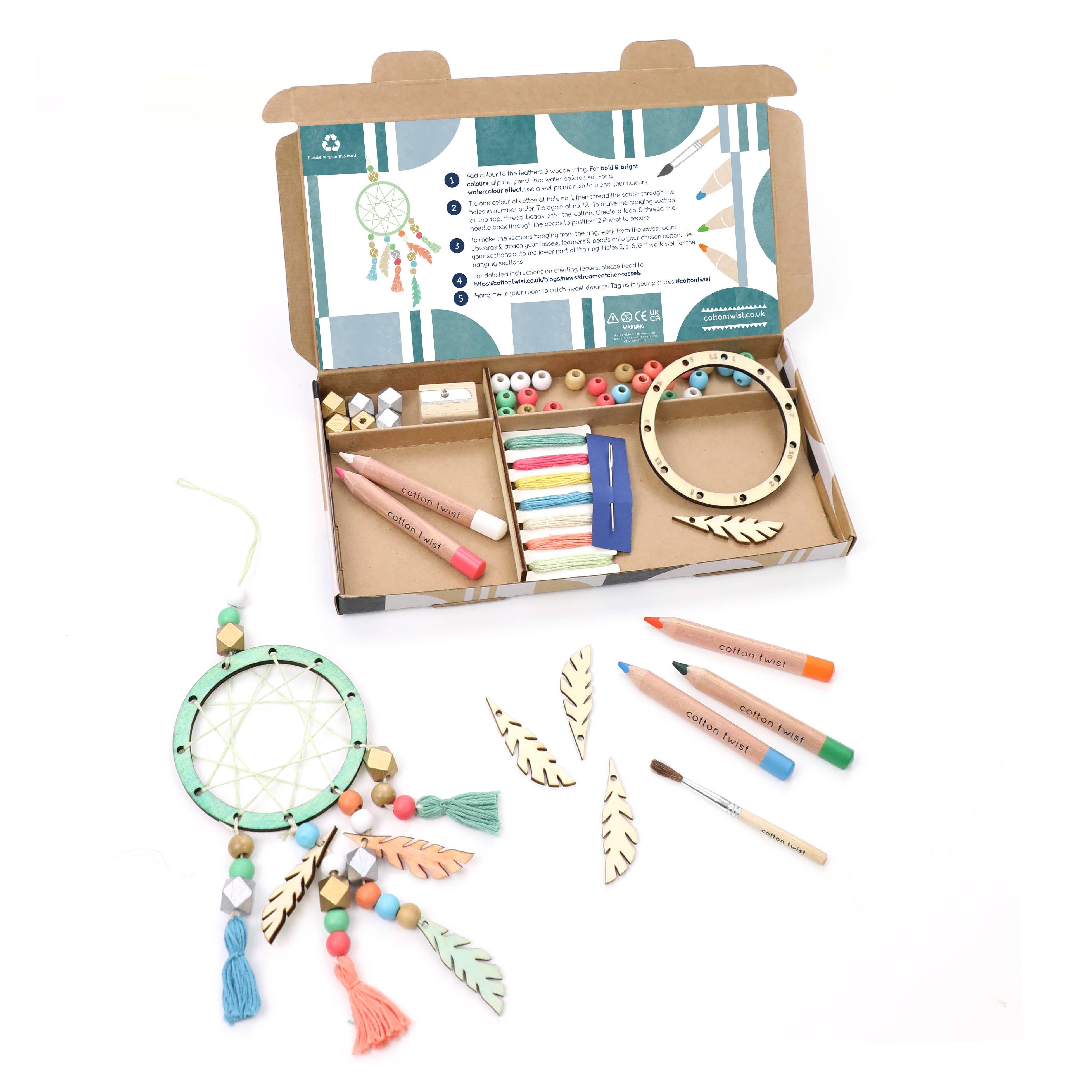 Cotton Twist - Make Your Own Dreamcatcher Craft Kit