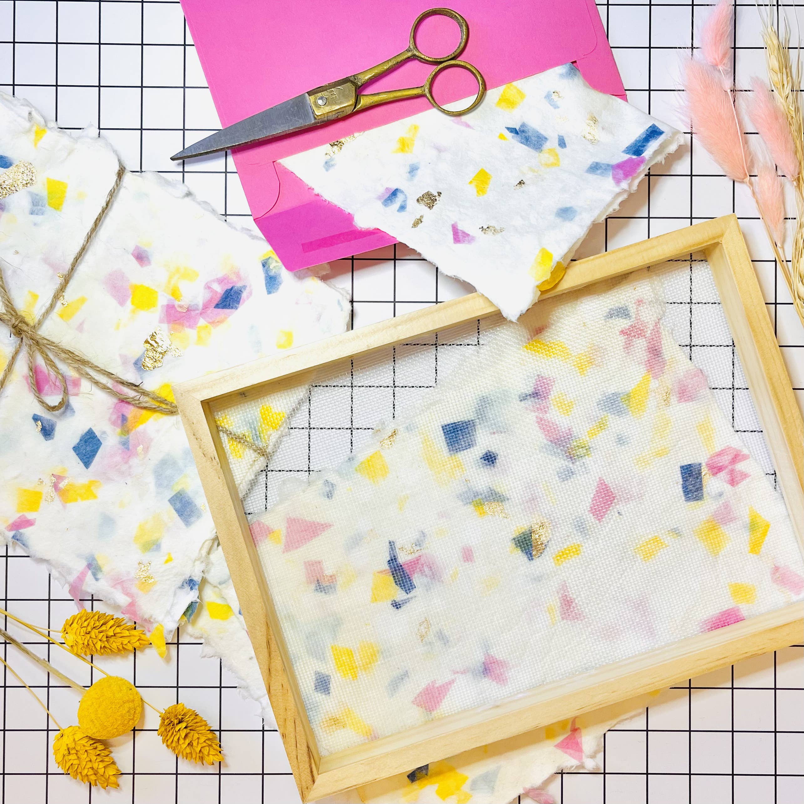 The Edinburgh Craft Club - Terrazzo Paper Making Kit