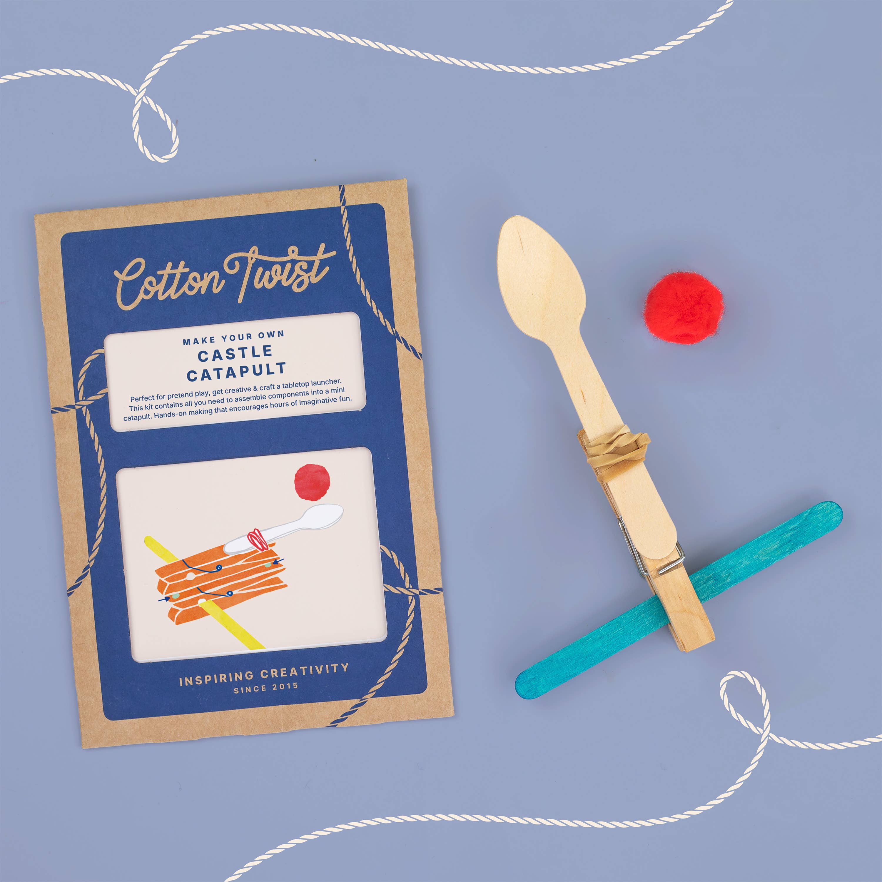 Cotton Twist  - Make Your Own Castle Catapult