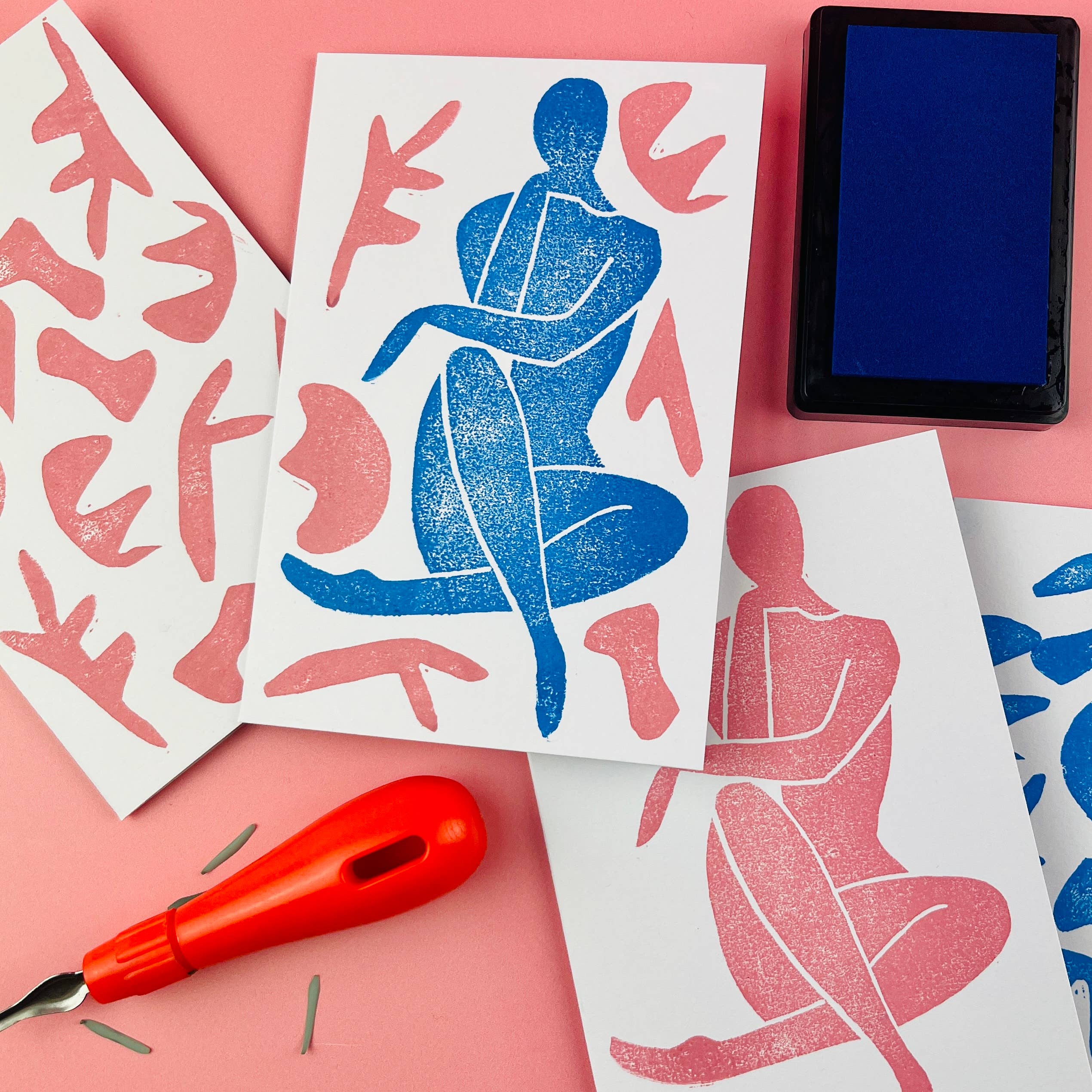 The Edinburgh Craft Club - Matisse Inspired Lino Print Kit
