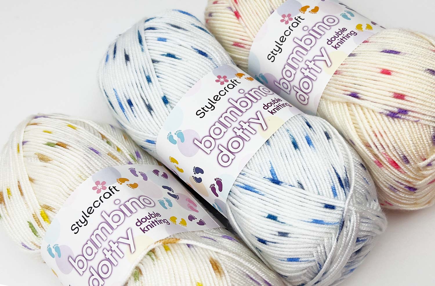 Bambino dotty baby yarn by Stylecraft