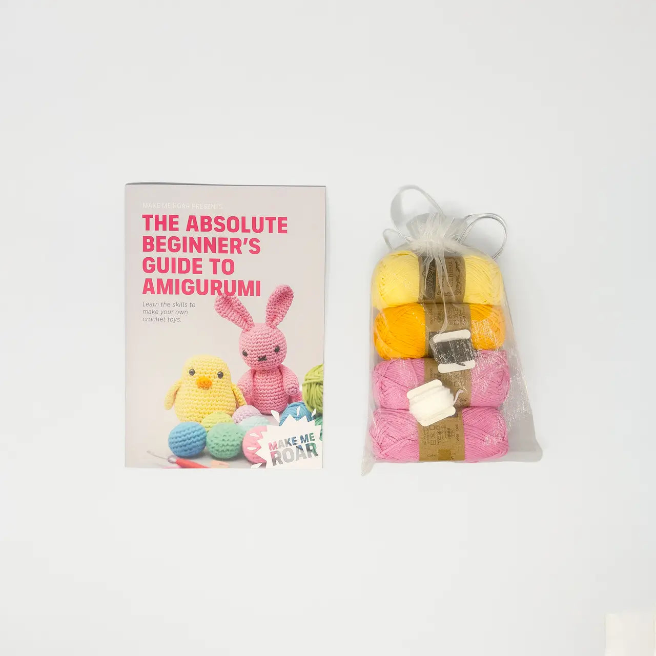 The Absolute Beginners Guide to Amigurumi Printed Booklet & Yarn Pack