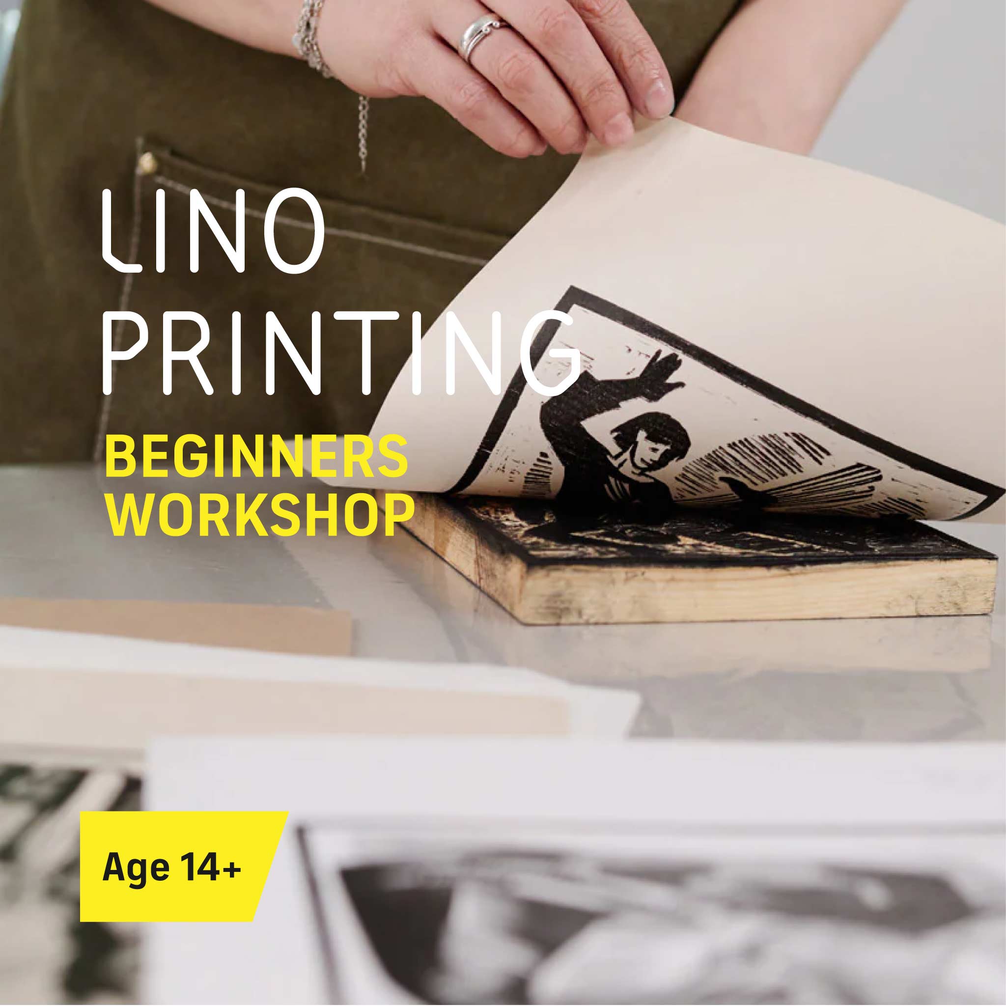 Beginners Lino Printing Workshop, 1pm, Sat 2nd August
