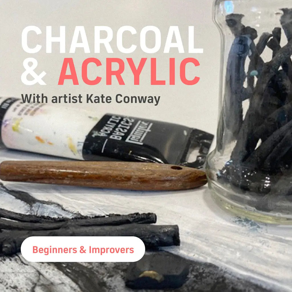 Charcoal and Acrylic Workshop