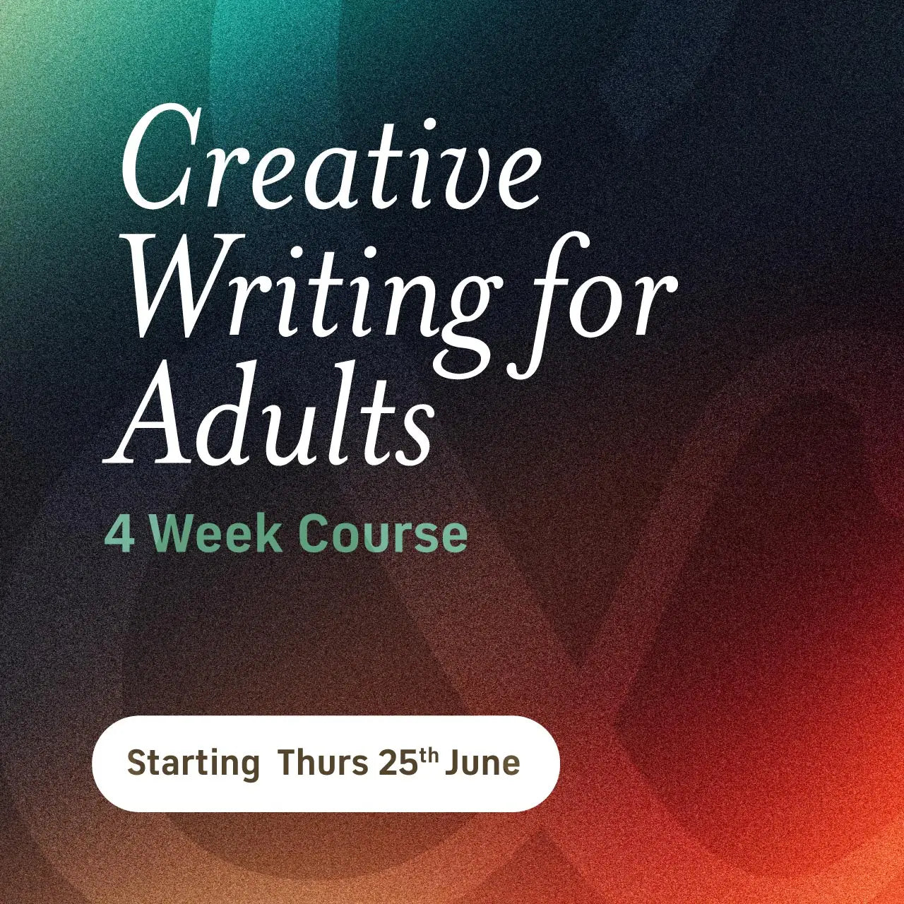 Creative Writing Course