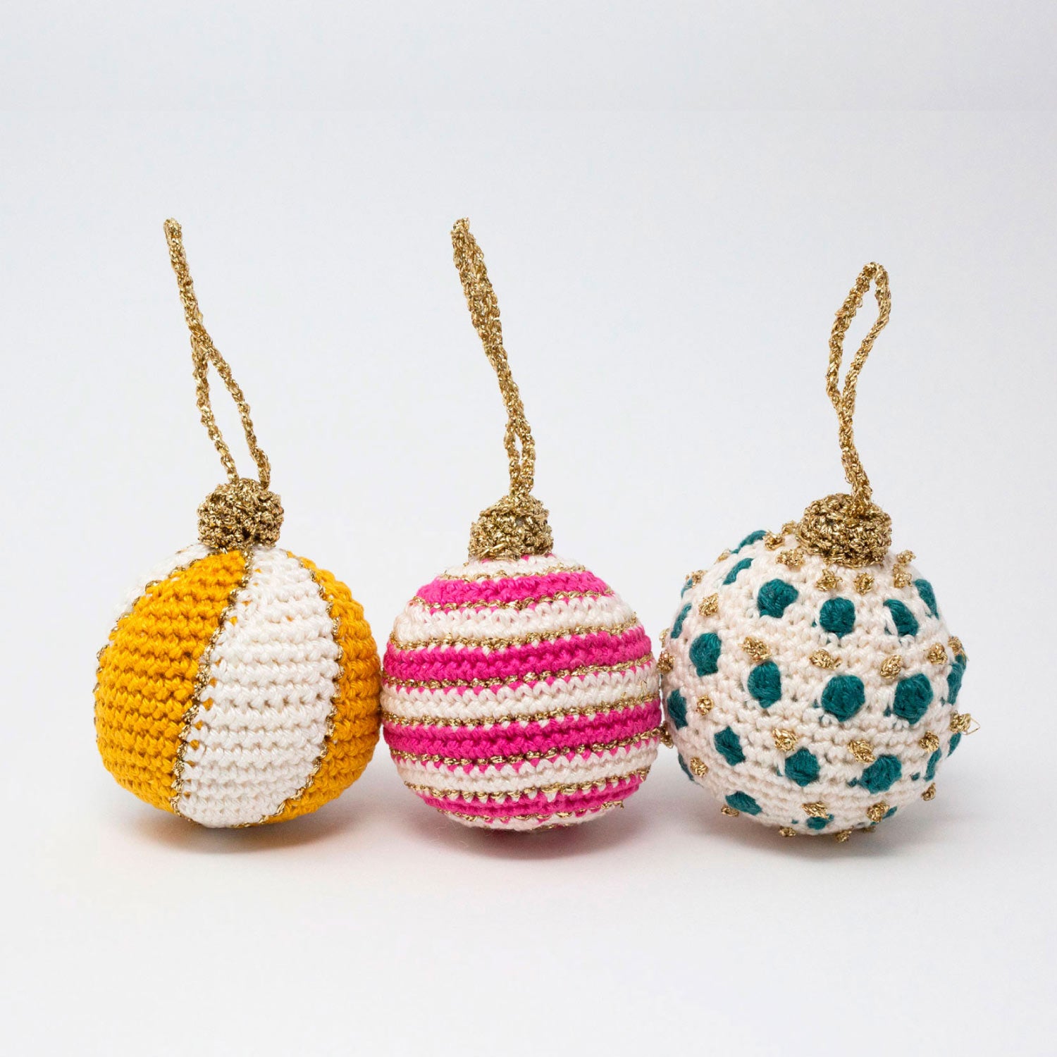 Christmas Baubles, crochet workshop