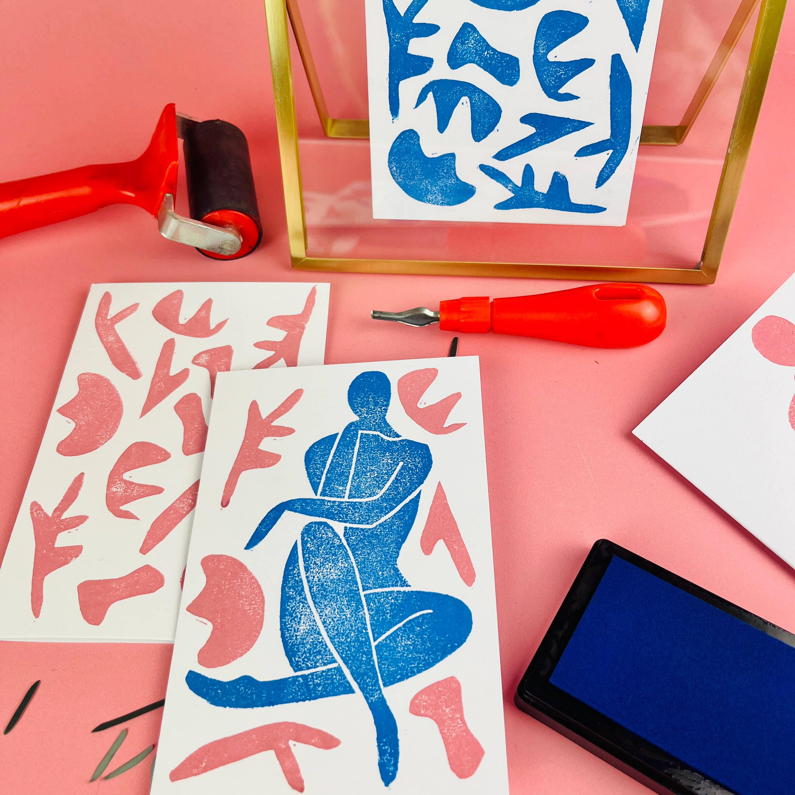 The Edinburgh Craft Club - Matisse Inspired Lino Print Kit