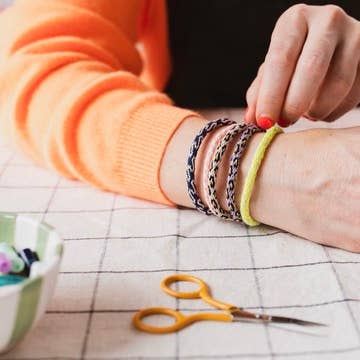 Cotton Clara Craft Kits & Supplies - Kumihimo Friendship Bracelet Kit
