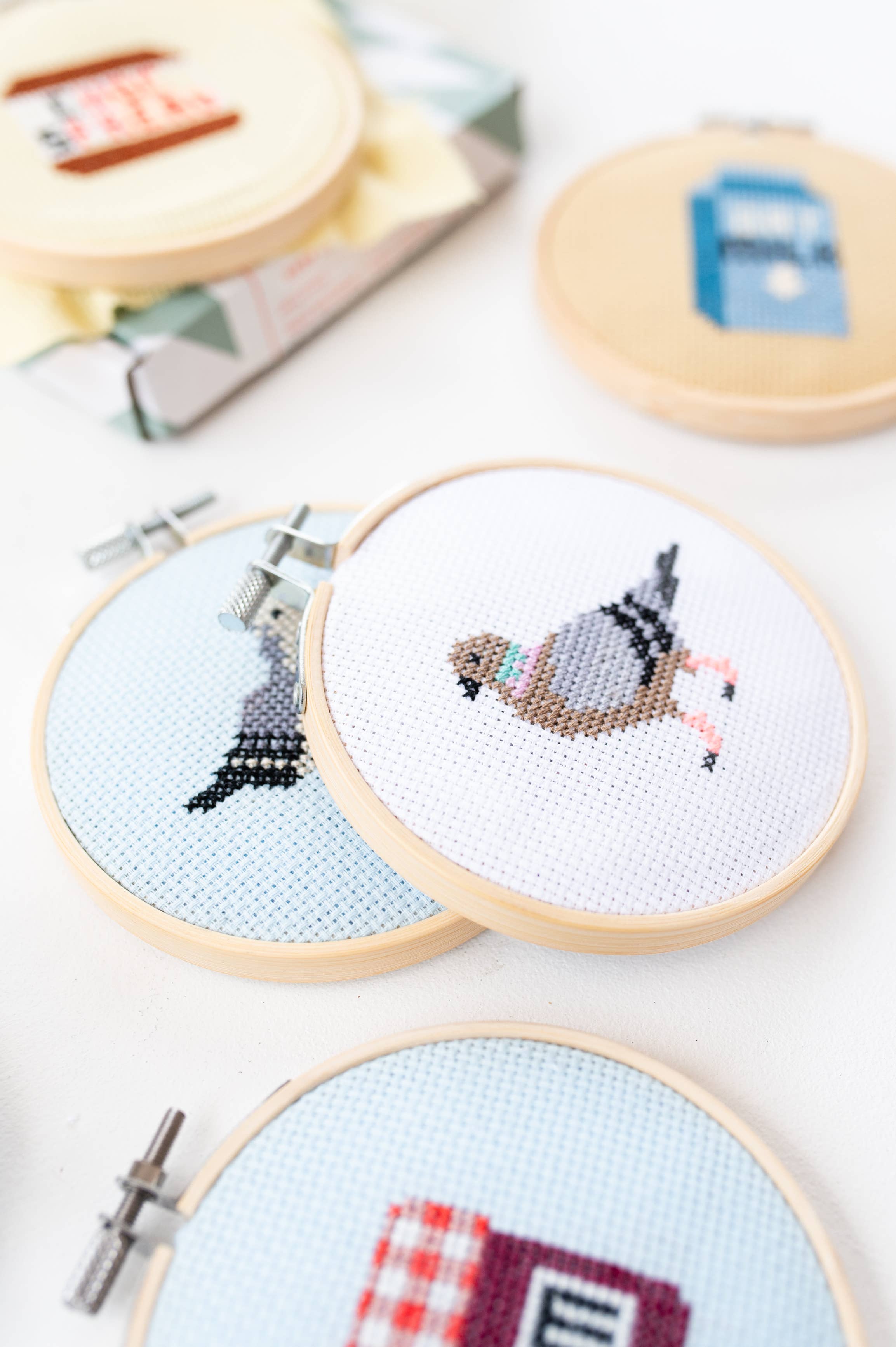 Cotton Clara Craft Kits & Supplies - Pigeon Cross Stitch Kit
