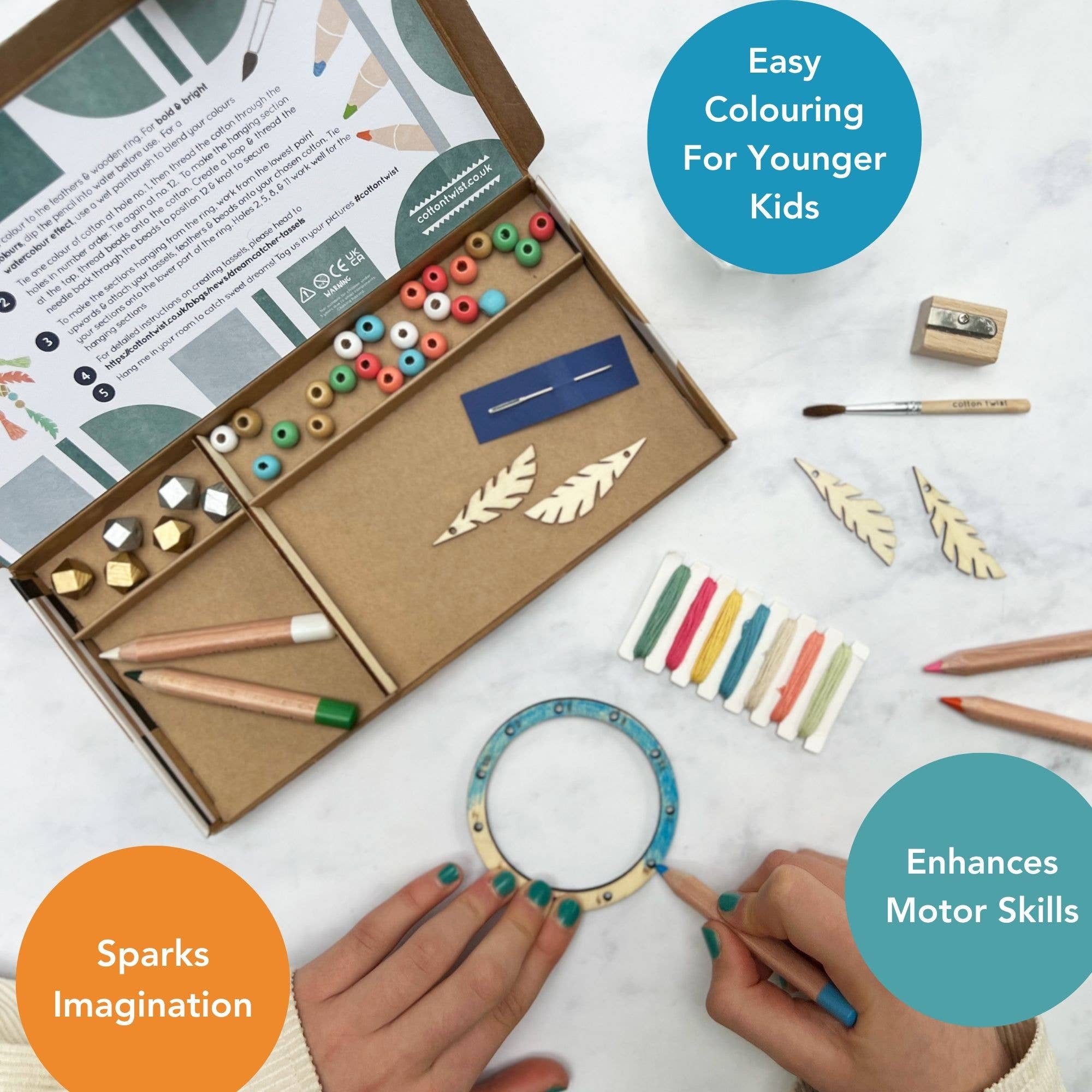 Cotton Twist - Make Your Own Dreamcatcher Craft Kit