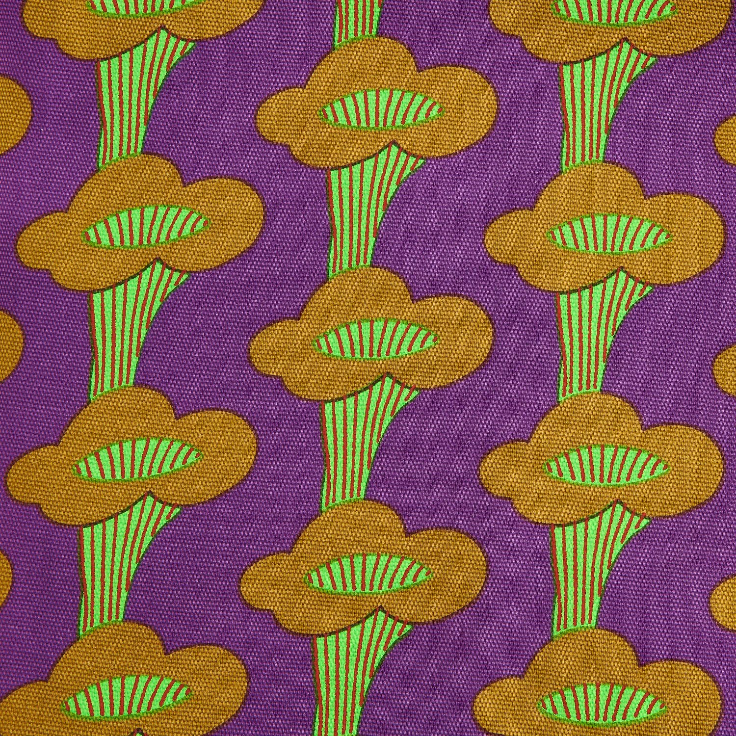 Rico Canvas fabric, Chanerelles Neon Purple 50 x 140cm