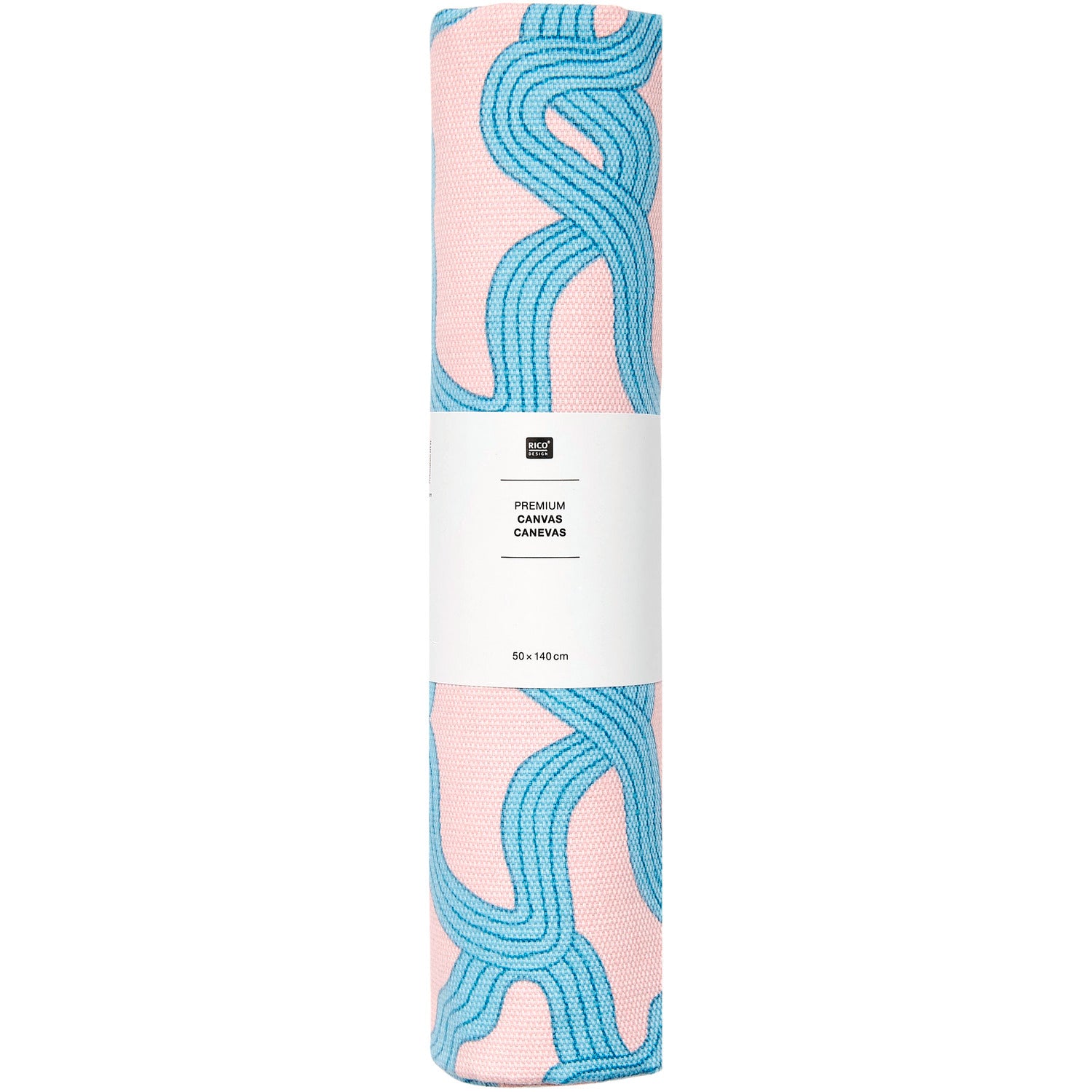 Rico canvas fabric mycelium pink 50cm x 140cm