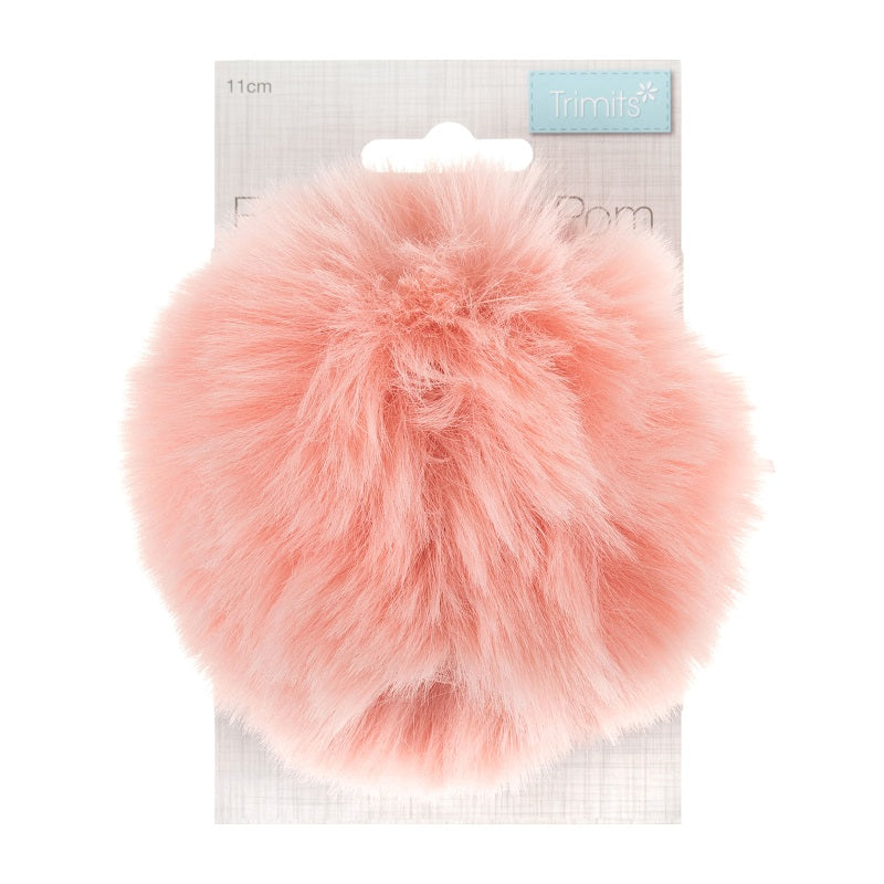 Faux Fur Pom Pom 11cm