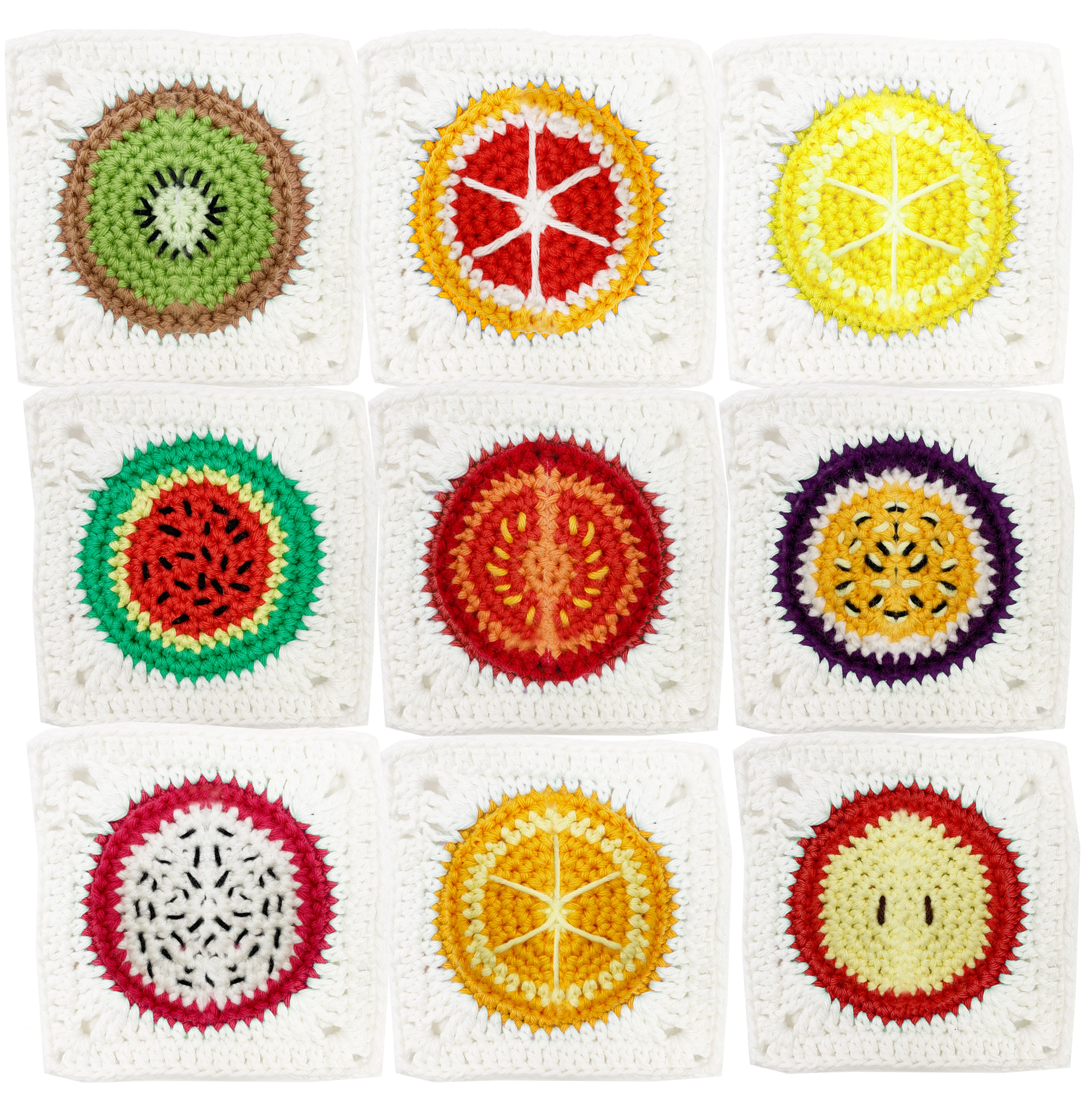 Learn to Crochet Fruit Slices