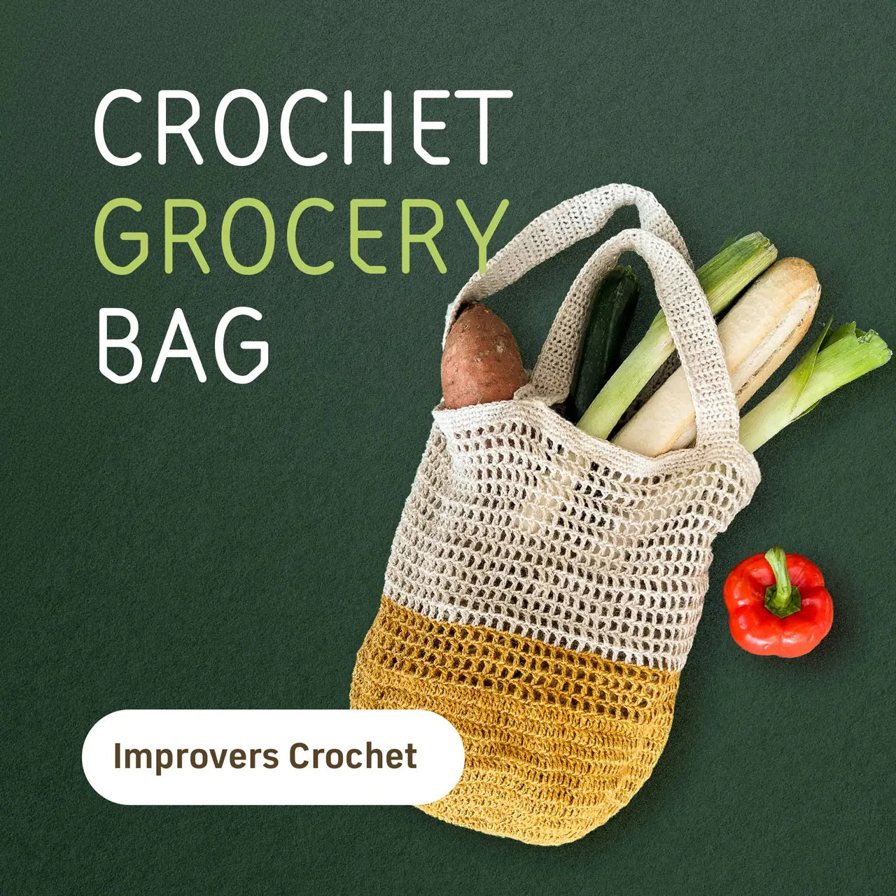 Crochet grocery bag workshop, Maker Studio Eastbourne