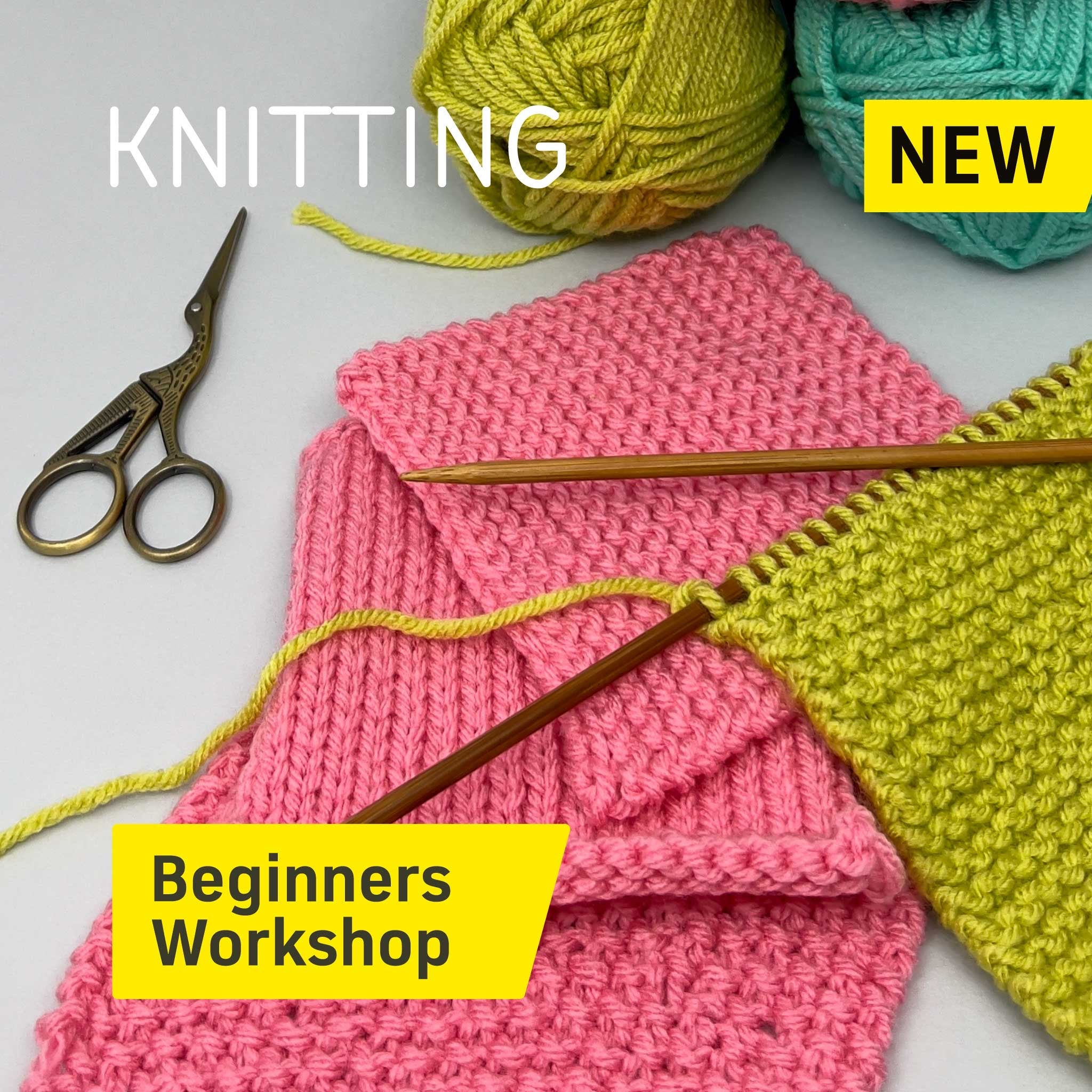 Adults Beginner Knitting Taster Class