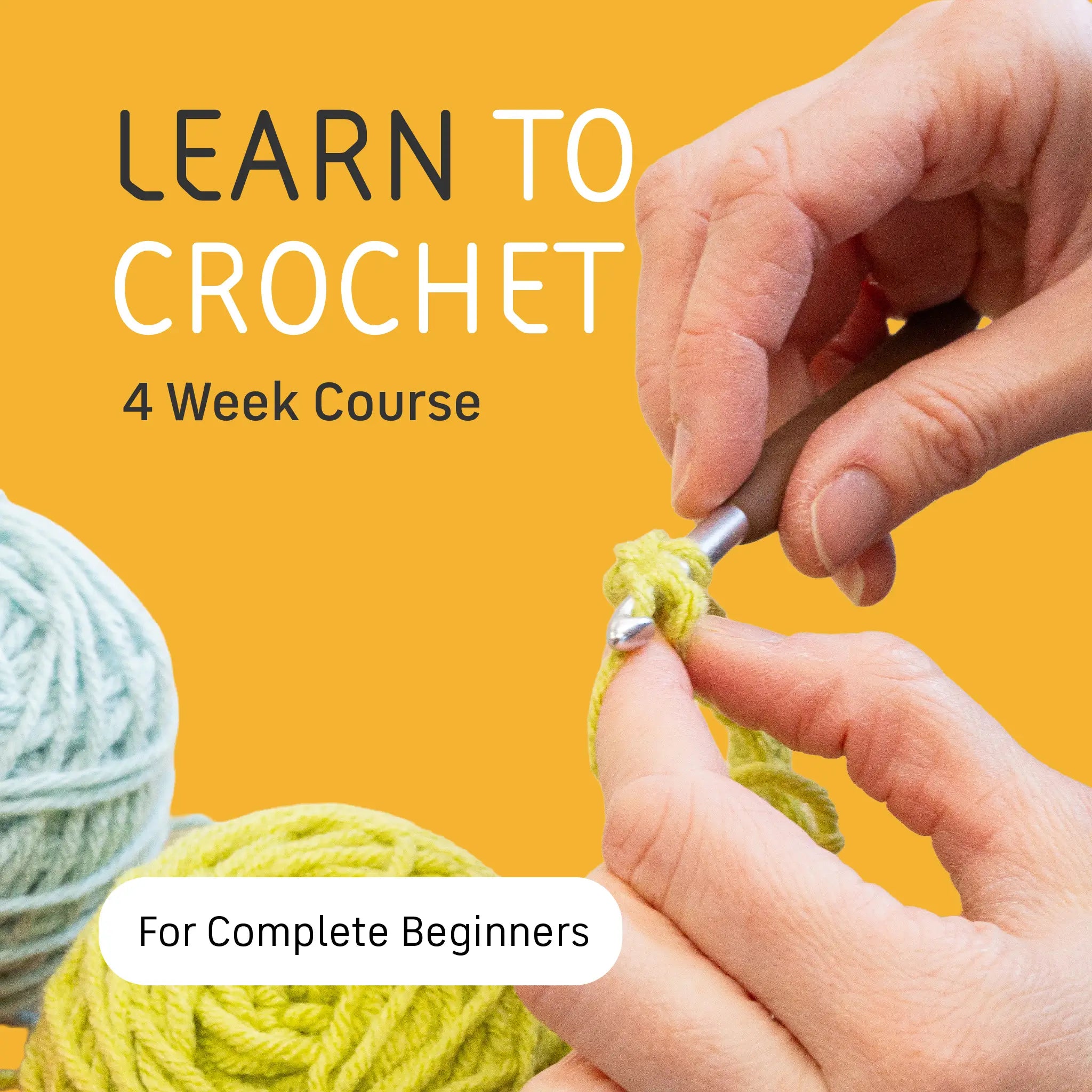Beginners Crochet 4 week course (Adults)