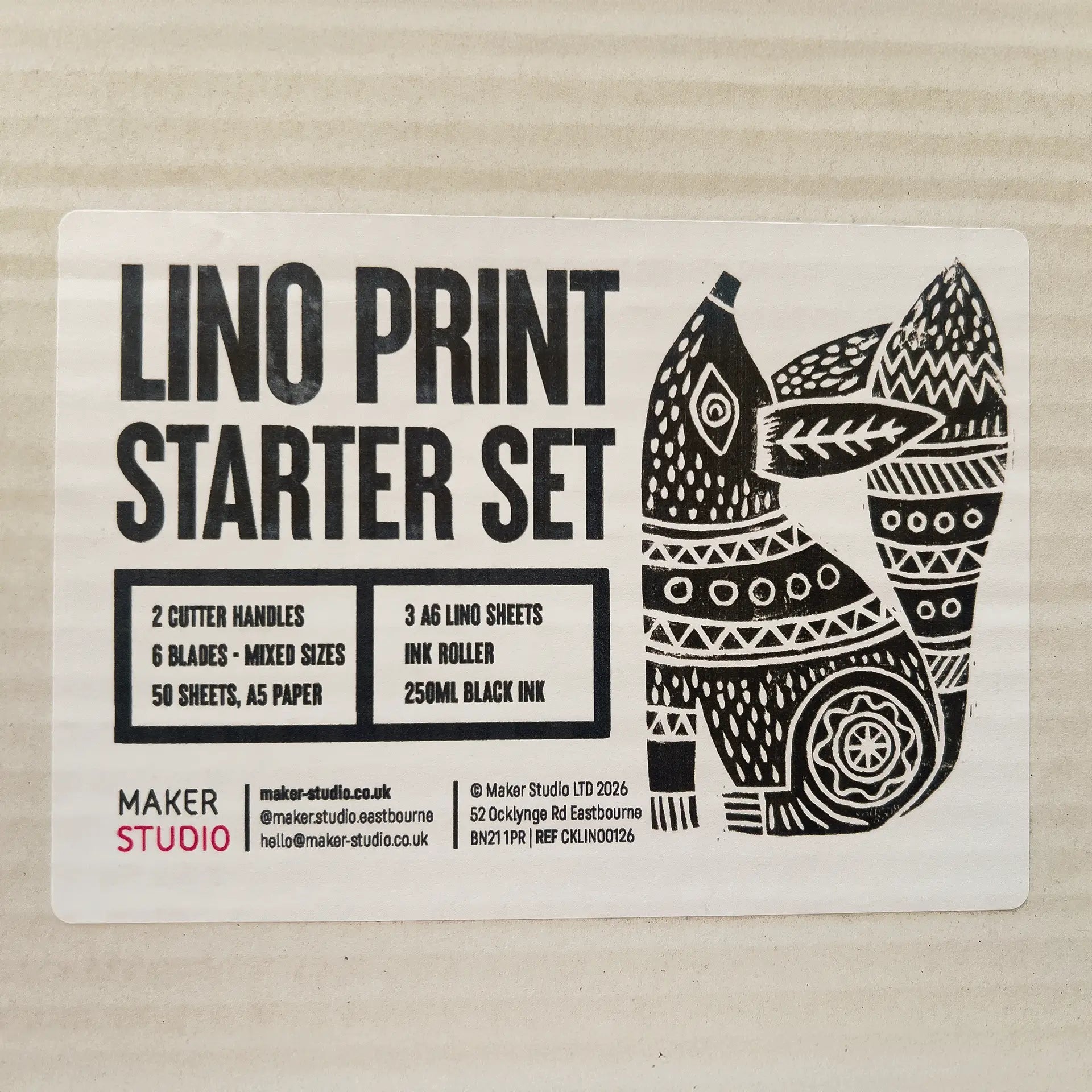Beginners Lino Printing  Starter Set