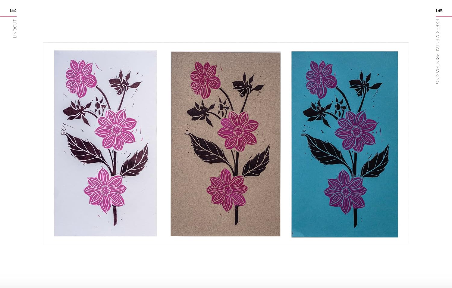 Linocut, a step-by-step guide to linocut printing by Sam Marshall