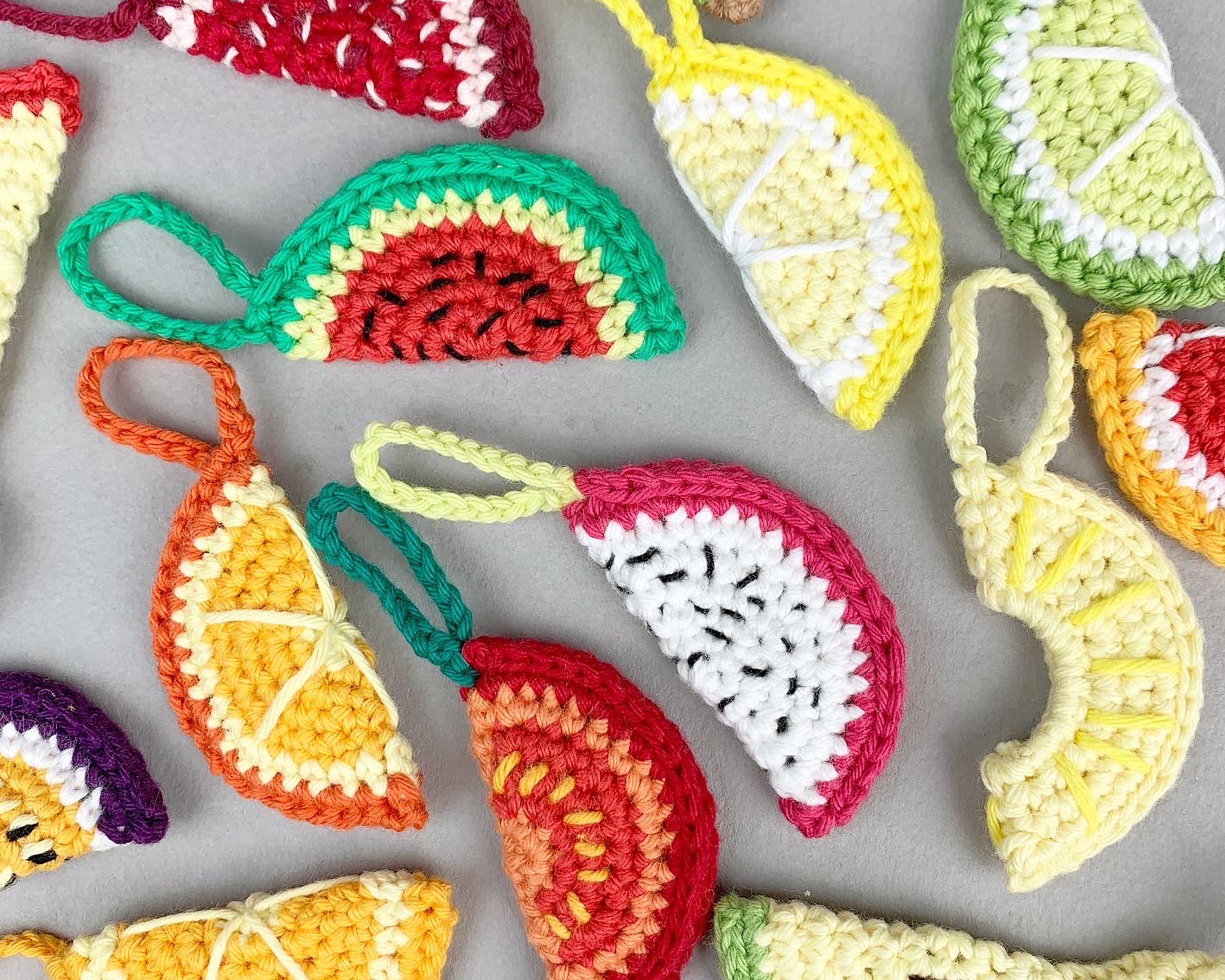 Learn to Crochet Fruit Slices
