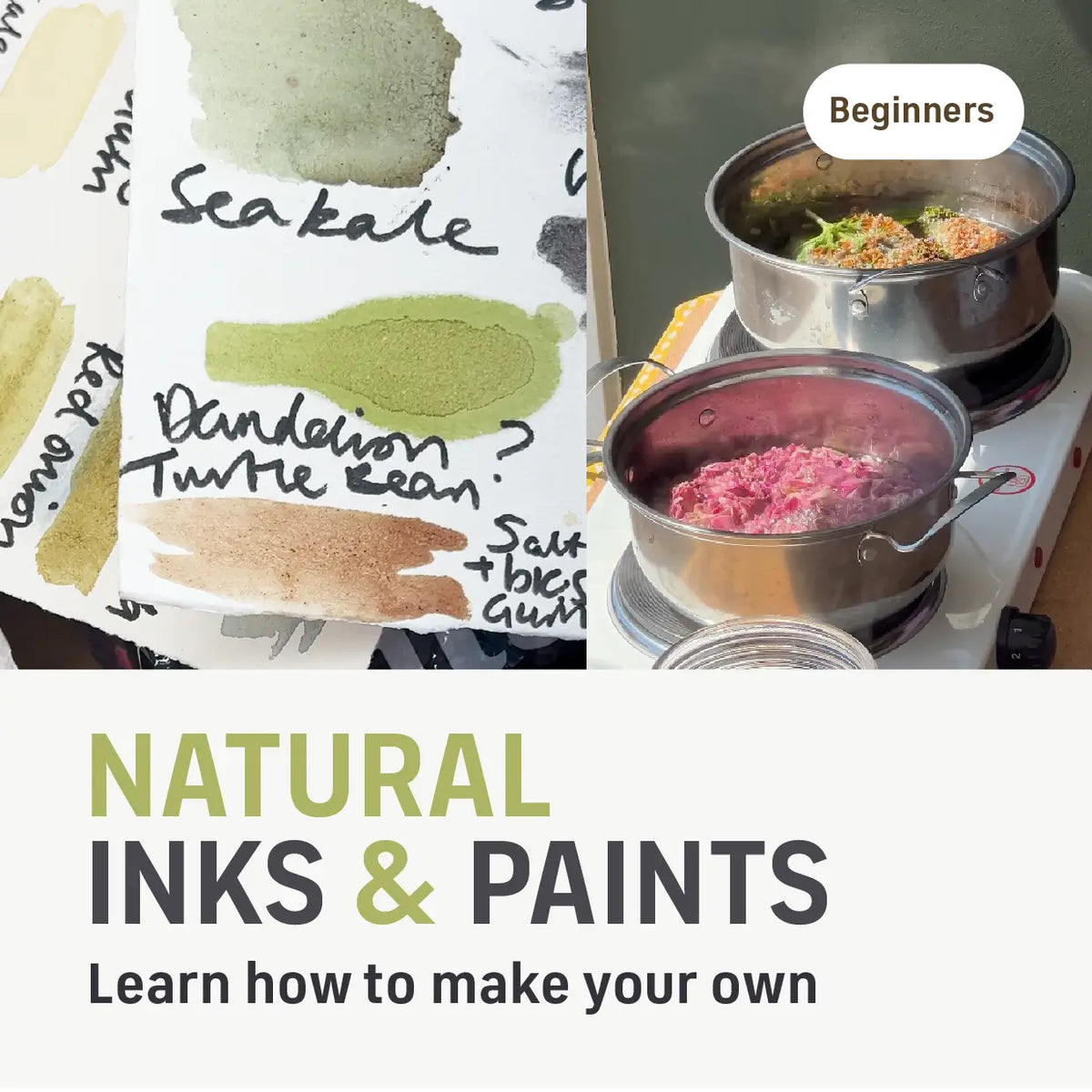 Natural Inks & Paints