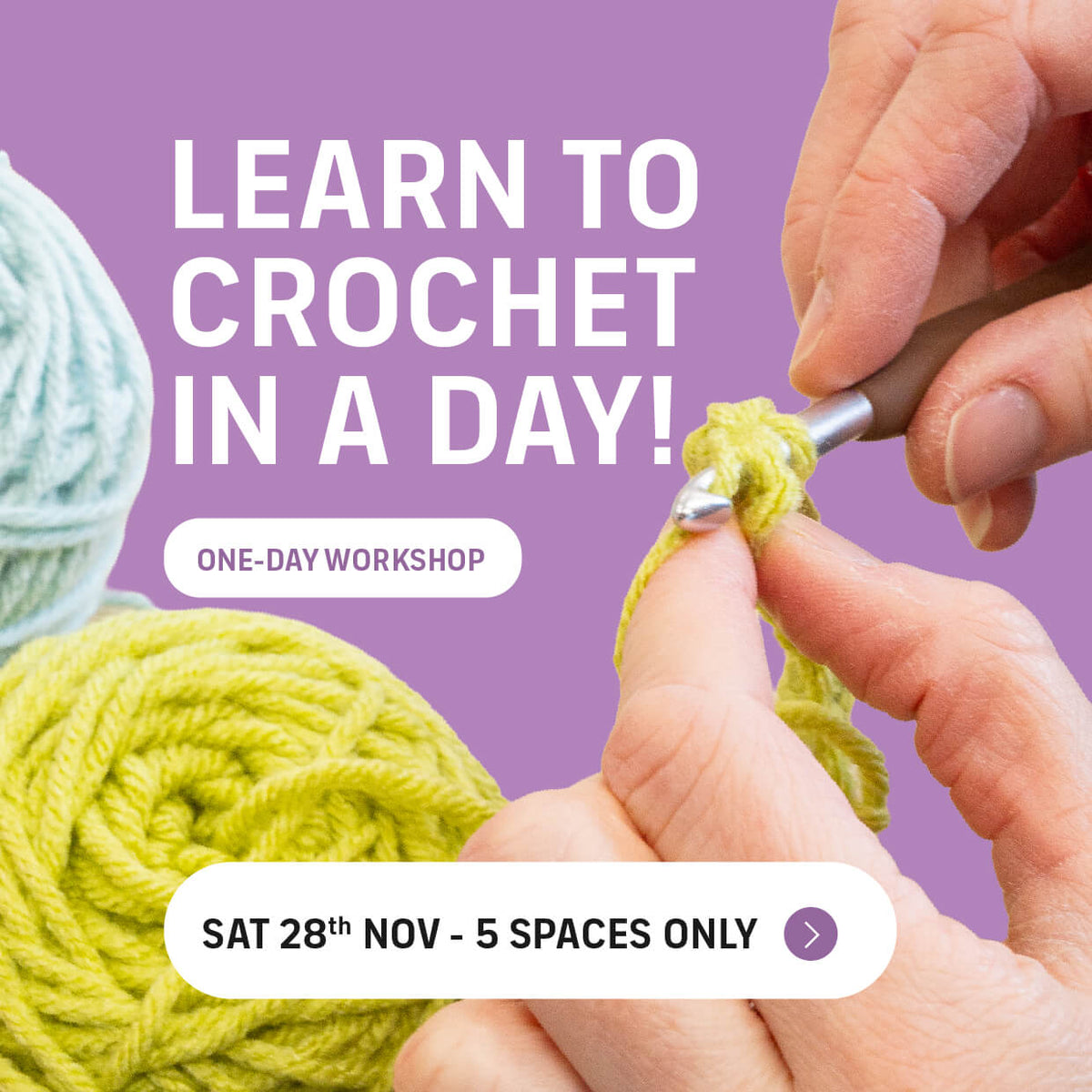 Learn to Crochet in One Day