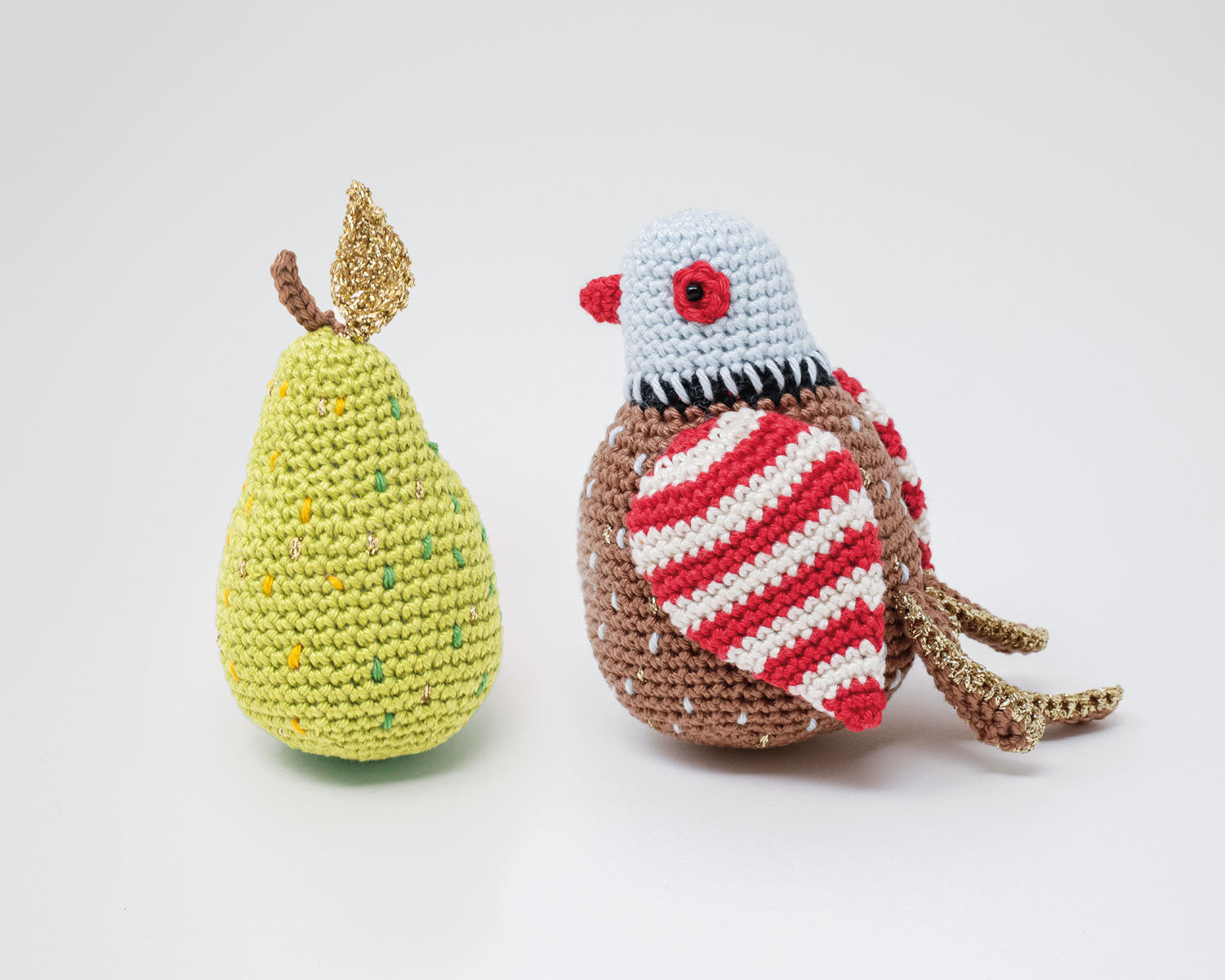 Partridge & Pear printed crochet patter