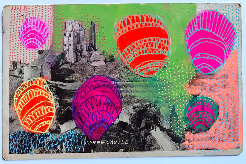 Postcards and photos illustration Workshop