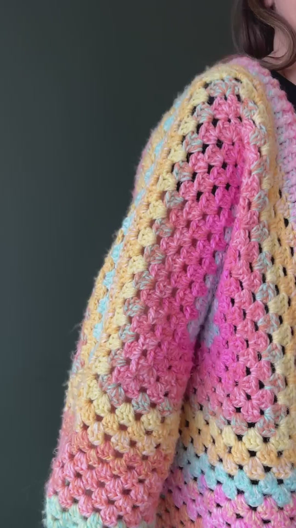 Crochet cardigan course for beginners 