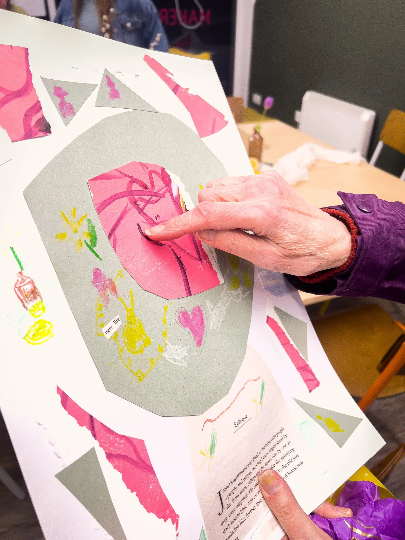 Still LIfe Collage, workshops at Maker Studio Eastbourne