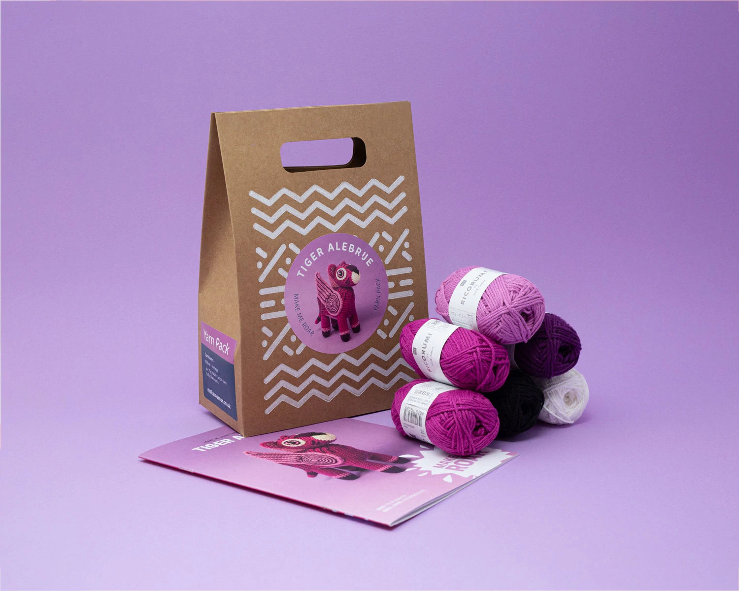 Tiger Alebrije pattern & YARN PACK