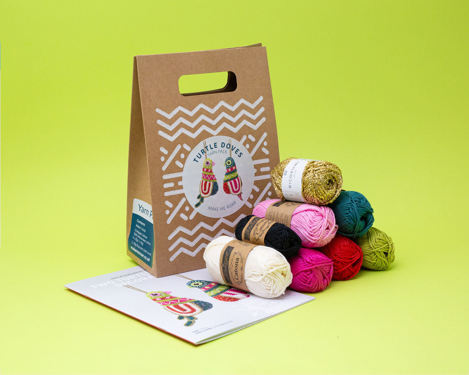 Two Turtle Doves pattern & YARN PACK