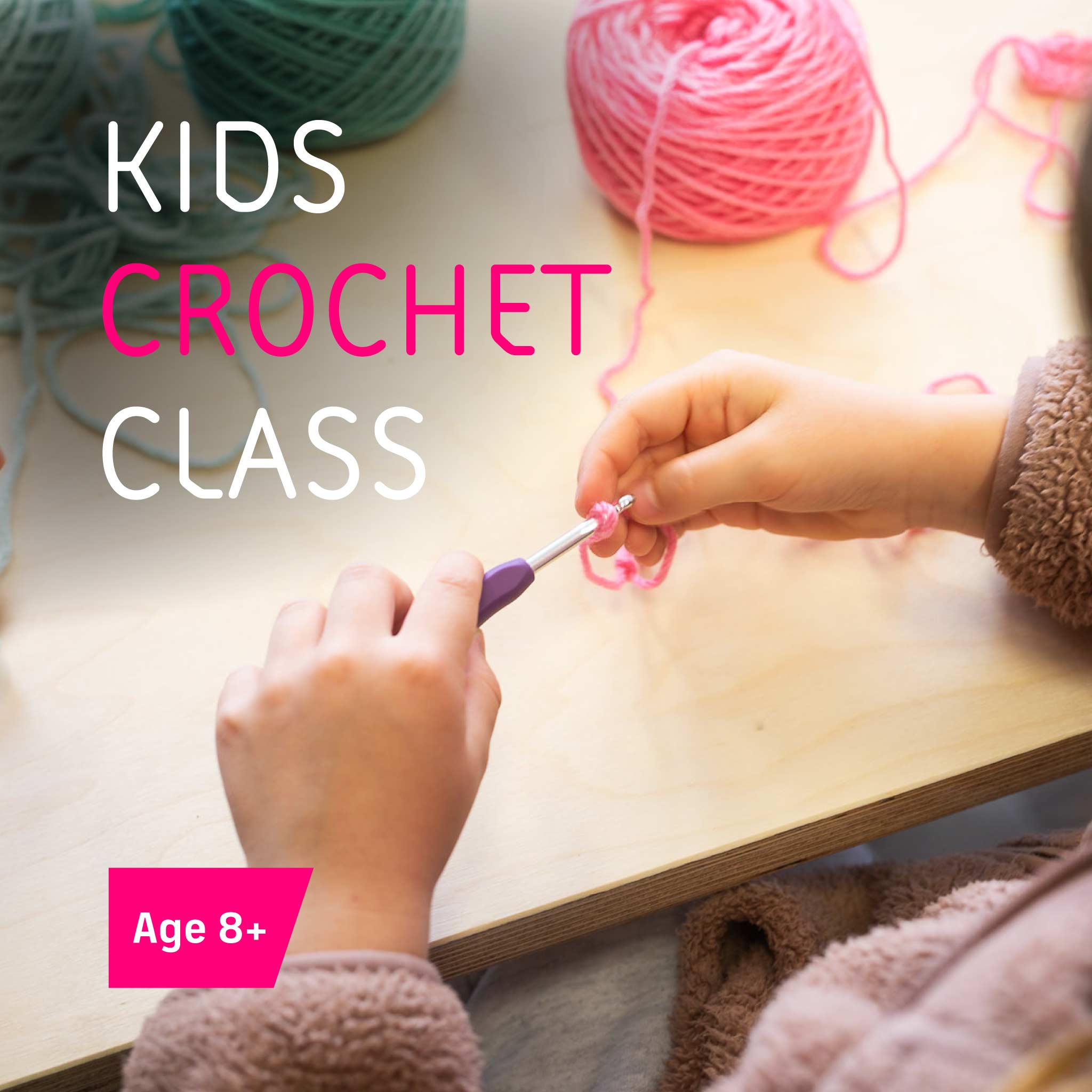 Kids Crochet beginner class