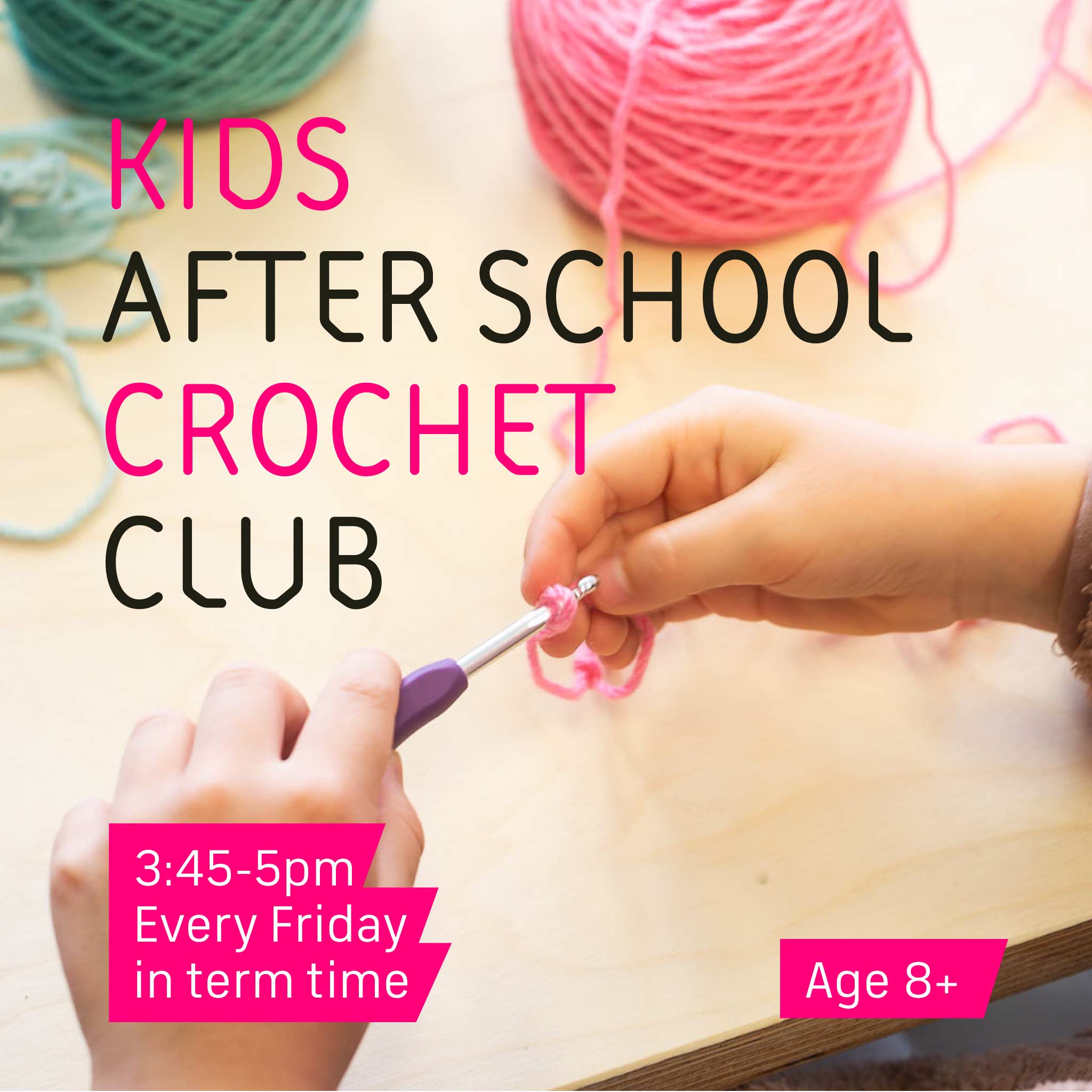 After school crochet club