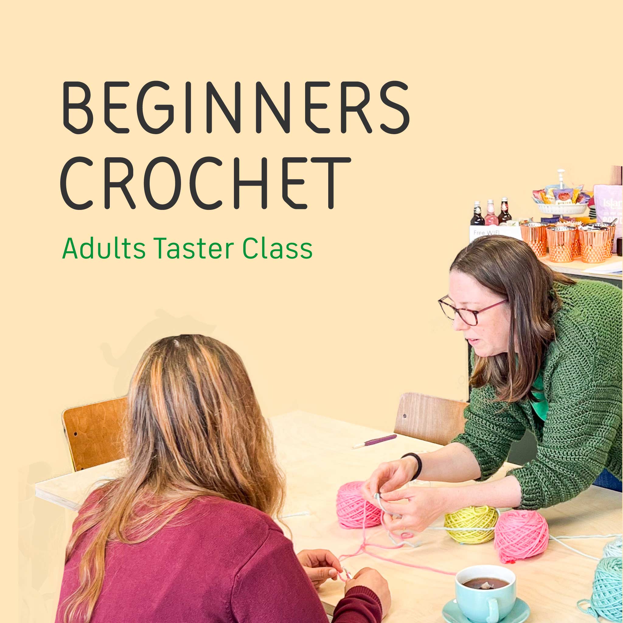 Adults Beginner Crochet Class